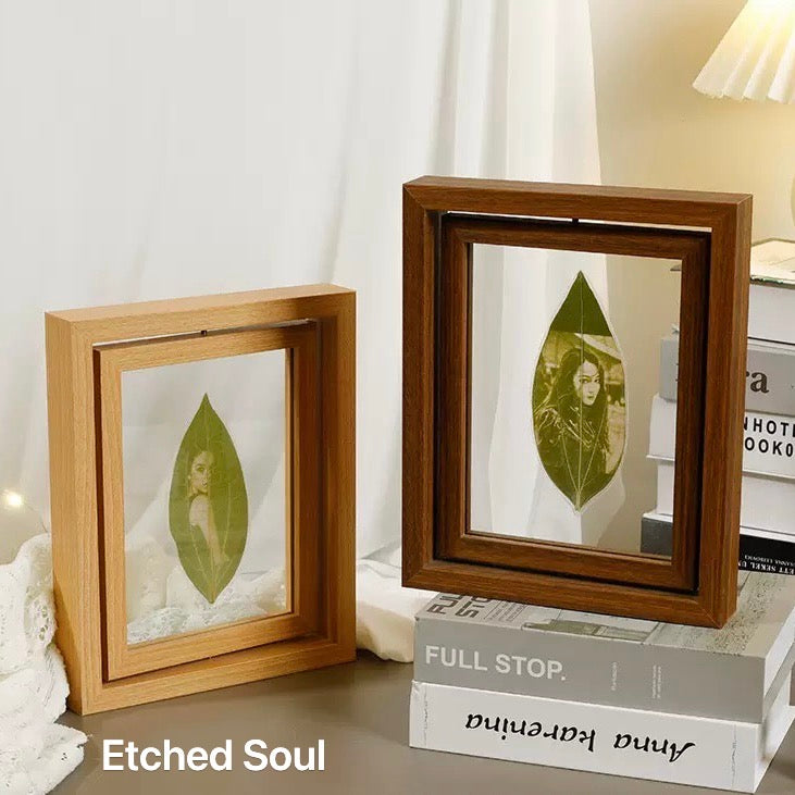 8-inch Leaf Carving in a Rotating Frame