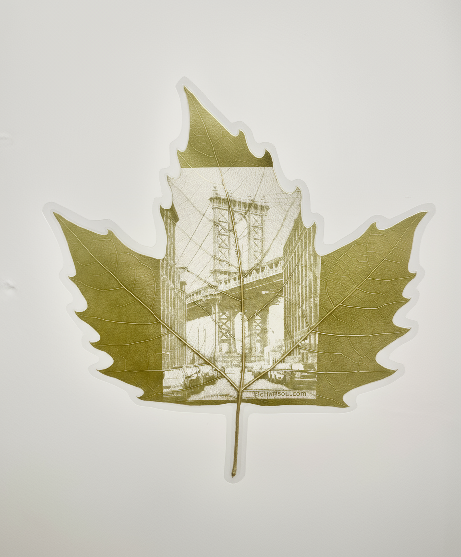 Etched Leaf Art