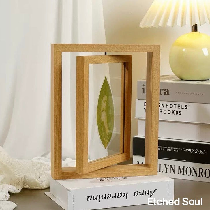 8-inch Leaf Carving in a Rotating Frame