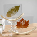 Leaf Carving in a Curved Frame